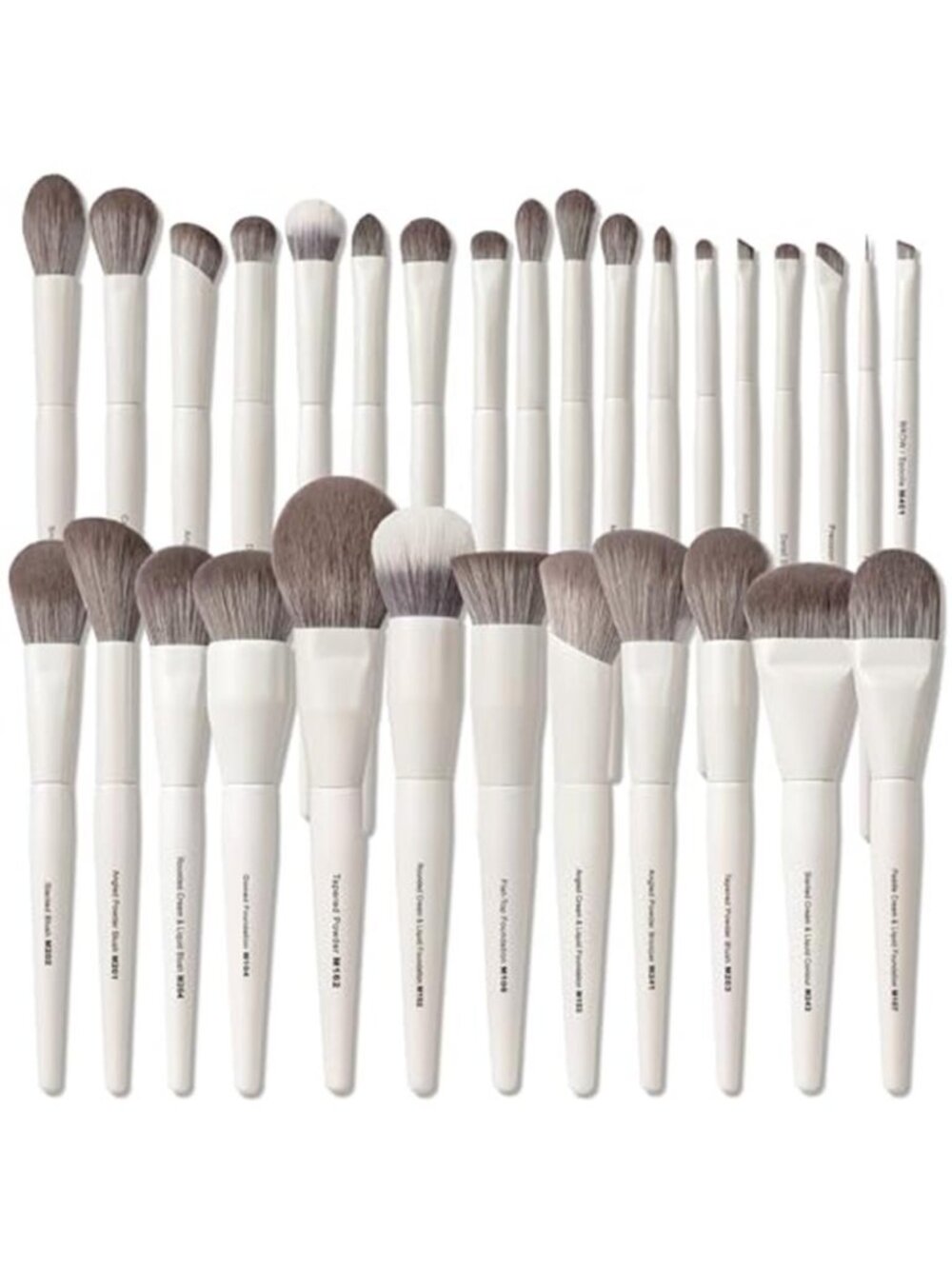 30 Pcs Professional Luxury Makeup Brushes Set with Dense Ultra Soft Bristle